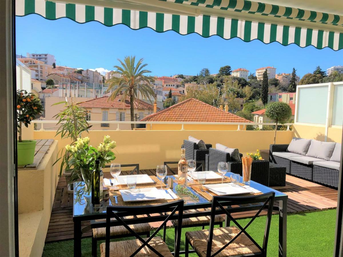 Magnifique 2 Pièces Cannes Centre Terrasse Esterno foto