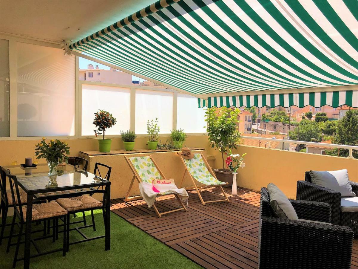 Magnifique 2 Pièces Cannes Centre Terrasse Esterno foto